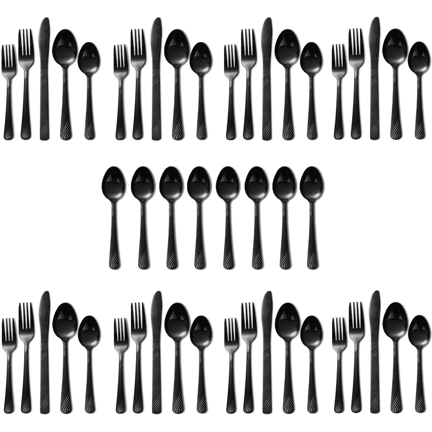 Christmas Stainless Flatware 48pc