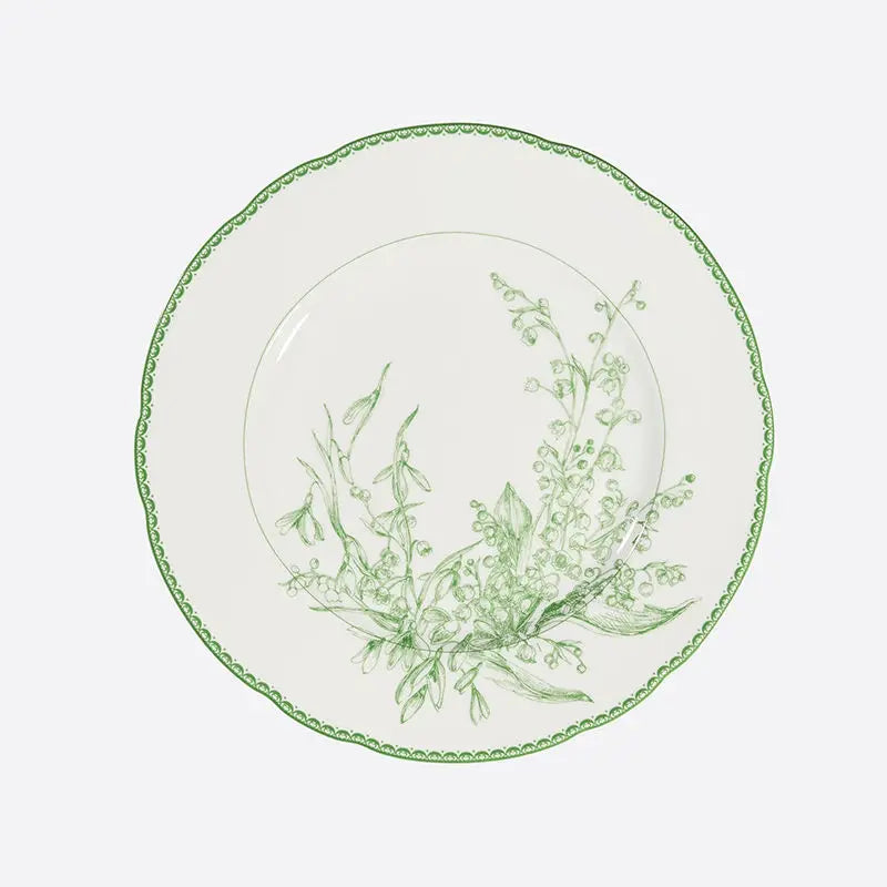 24pc Ceramic Plate Set