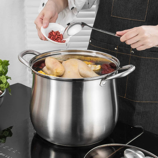 Large Stainless Stock Pot