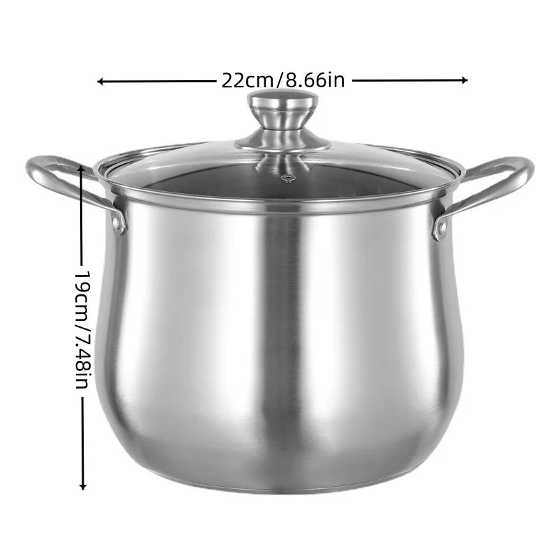 Large Stainless Stock Pot