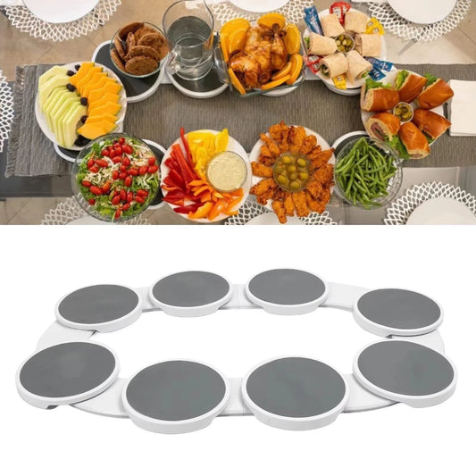 Foldable Rotating Snack Tray