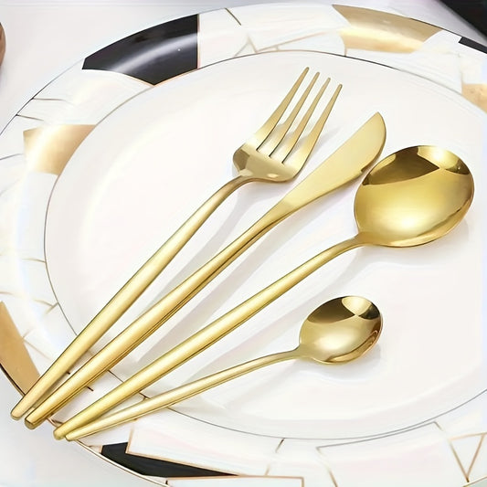 Gold Flatware Duo 8pc