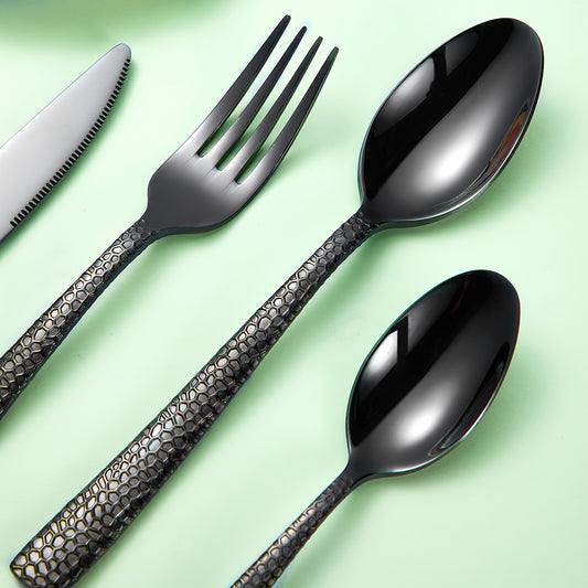 Hammered Silver Flatware 16pc