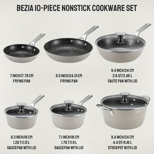 Induction Cookware Deluxe 10pc