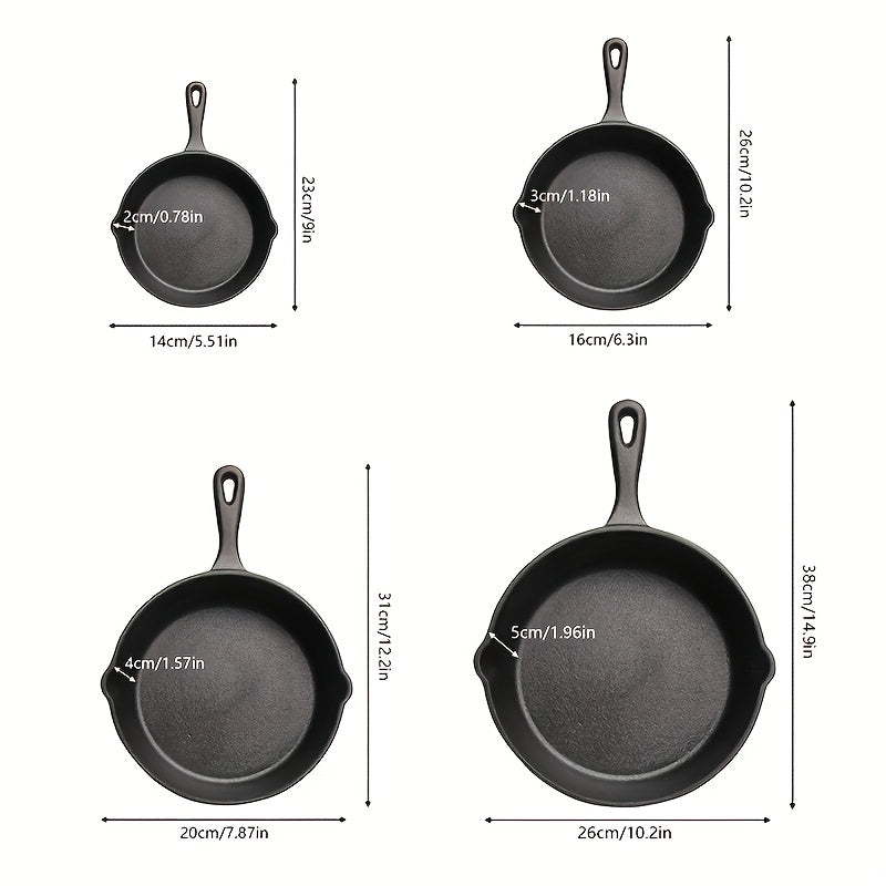 Cast Iron Fry Pan Set