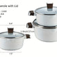 White Granite Cookware 13pc