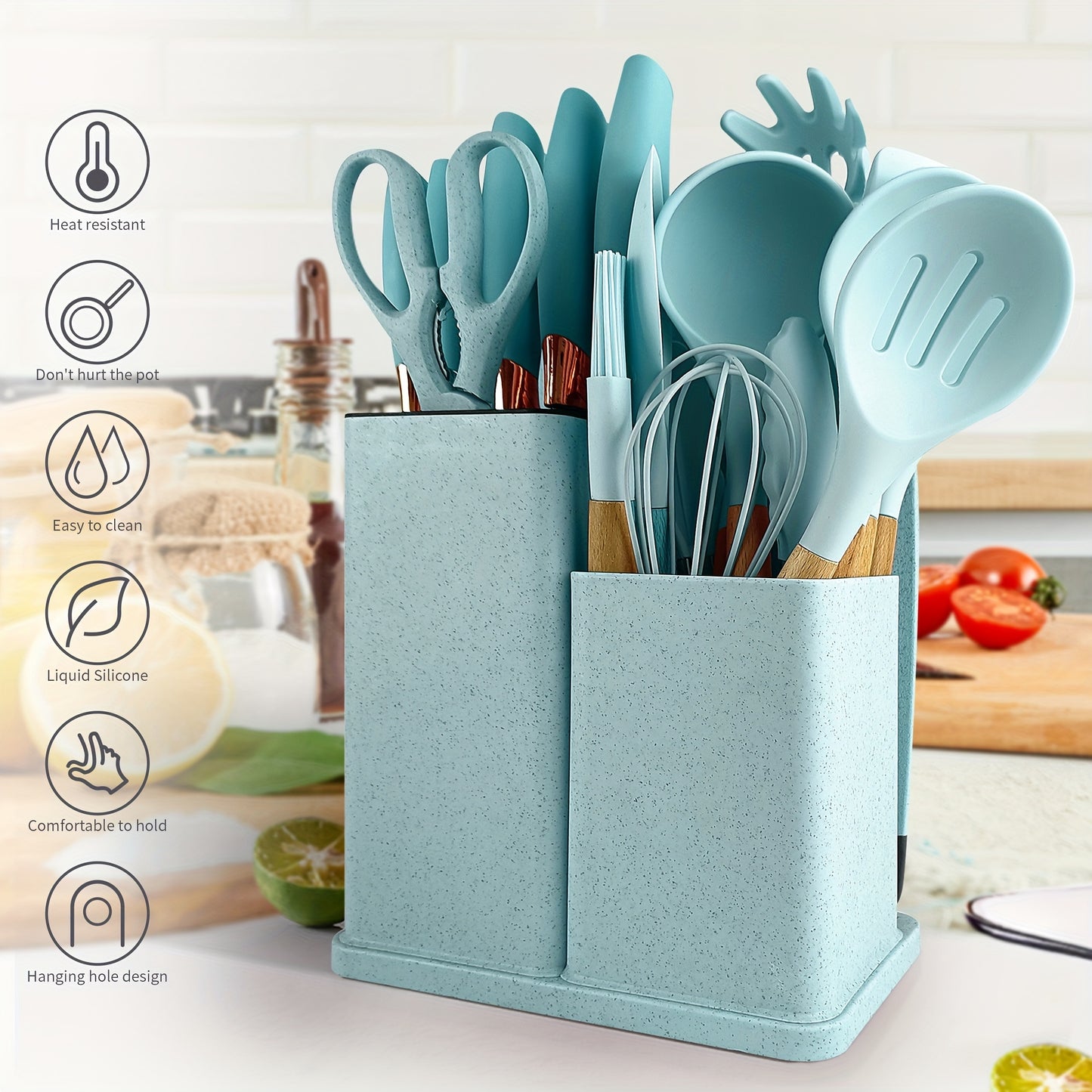 Durable Silicone Utensil Set