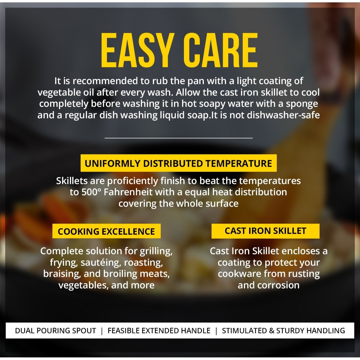 Utopia Cast Iron Skillets