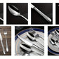 Hammered Mirror Flatware 30/40pc