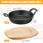 Mini Cast Iron Skillets 4pc