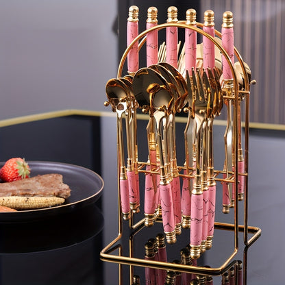 Mirror Stainless Flatware 24pc