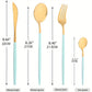 Gold Stainless Flatware 24pc