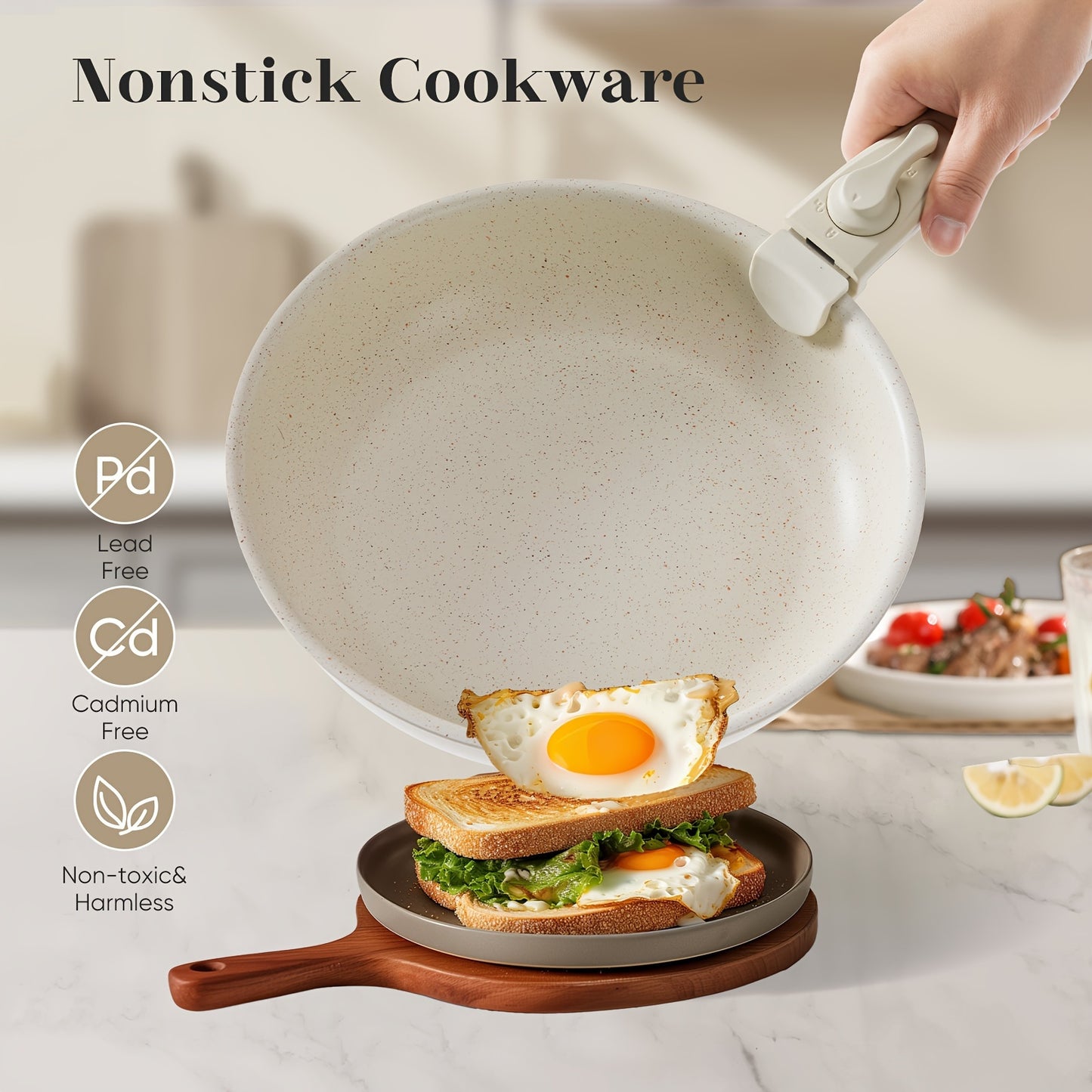 White Granite Cookware 12pc Set