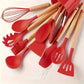 Silicone Utensils Knife Board 19pc