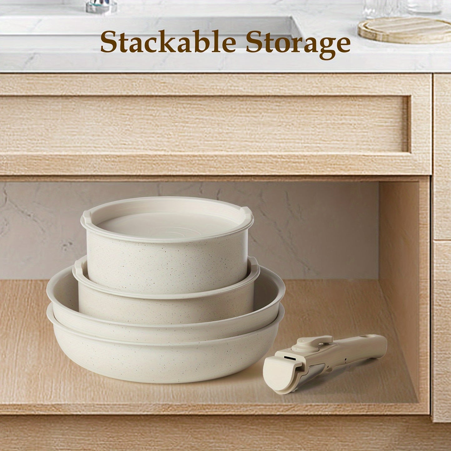 White Granite Cookware 12pc Set