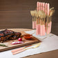 Pink Marble Handle Flatware
