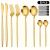 Gold Flatware Duo 8pc