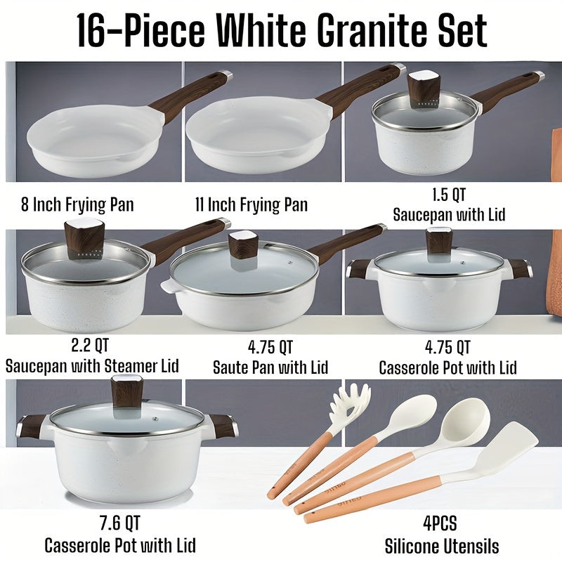 Granite Cookware With Lids