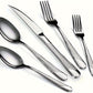 Hammered Mirror Flatware 30/40pc