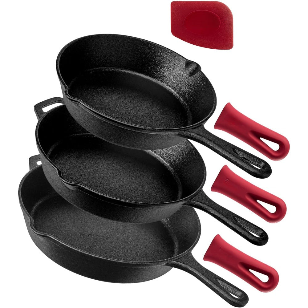 Pre-Seasoned Skillets 3pc
