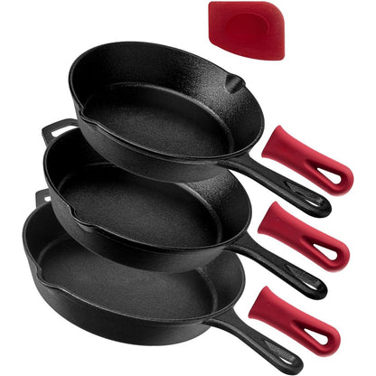 Pre-Seasoned Skillets 3pc