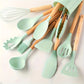 Silicone Utensils Knife Board 19pc