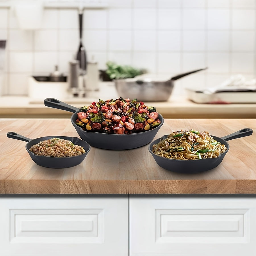 Cast Iron Fry Pan Set