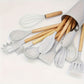Silicone Utensils Knife Board 19pc
