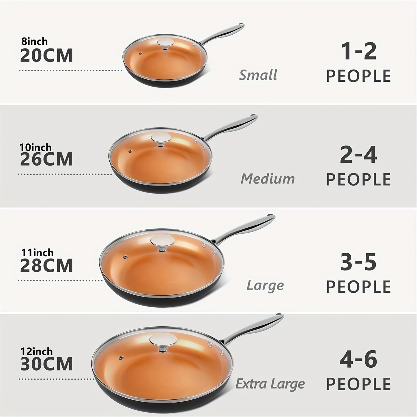 Copper 8" Frying Pan