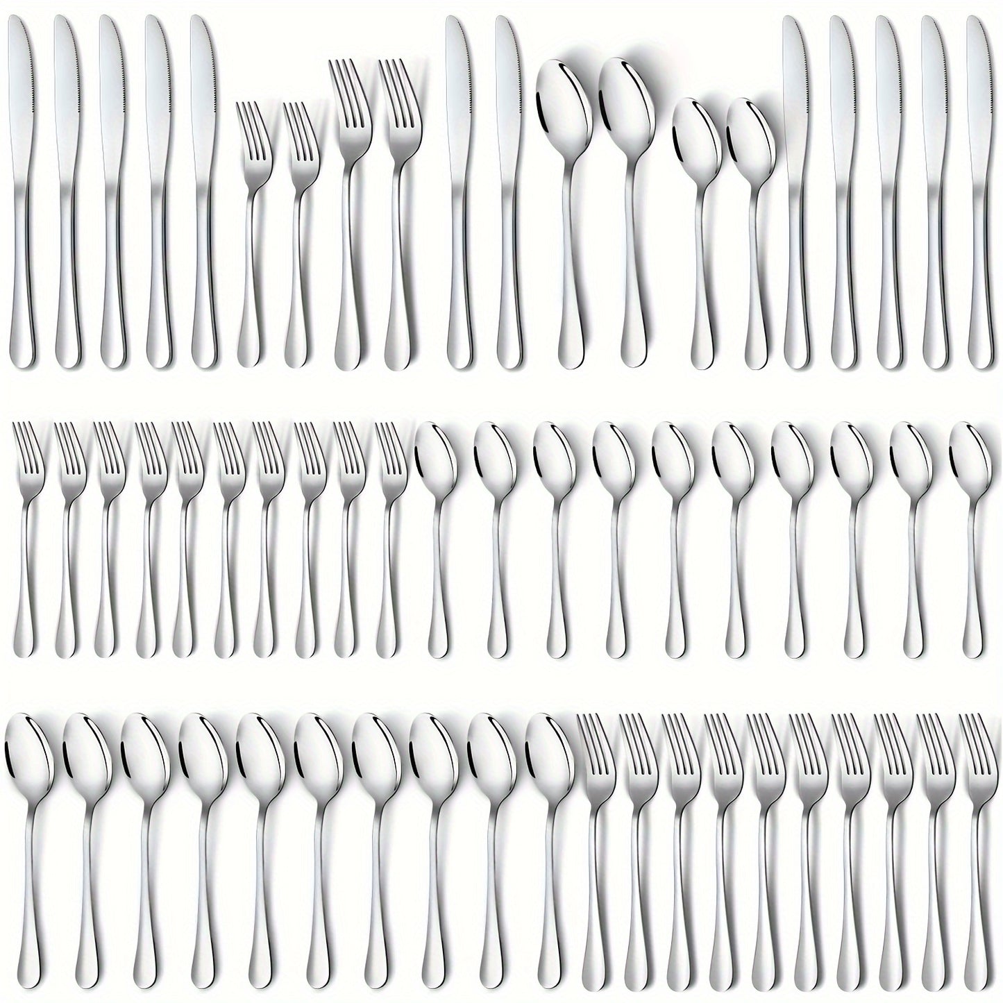Black Gold Flatware 60pc