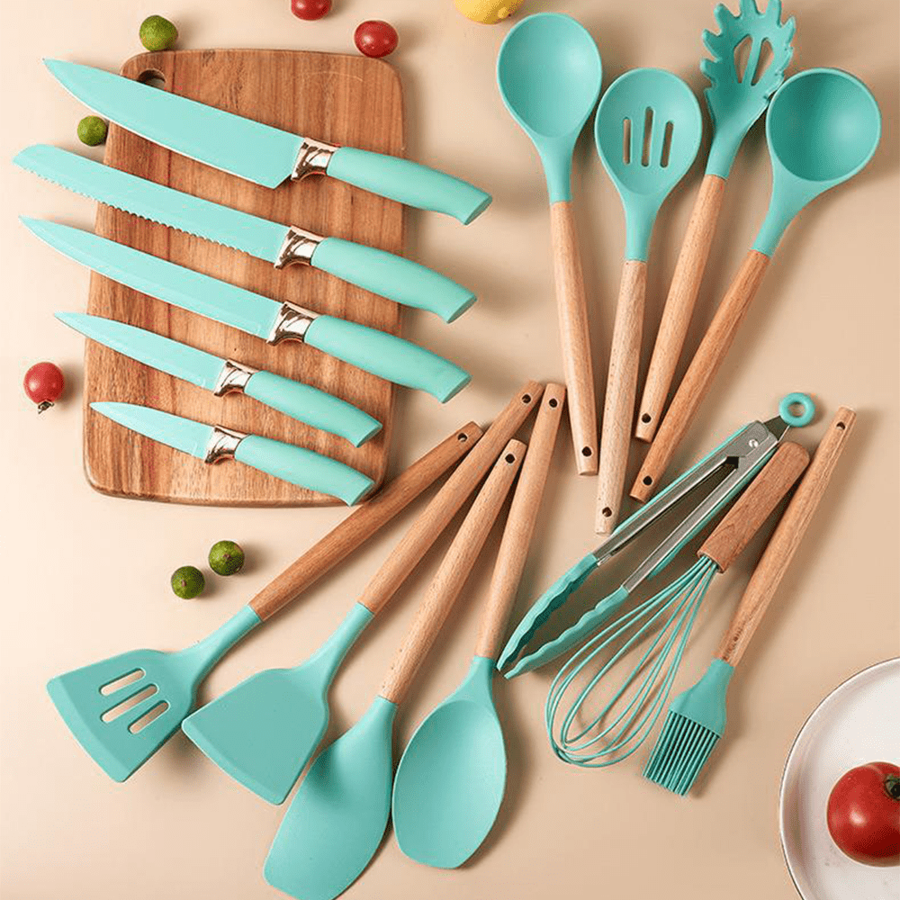 Silicone Utensil Set 10pc Heat