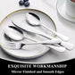 Black Gold Flatware 60pc