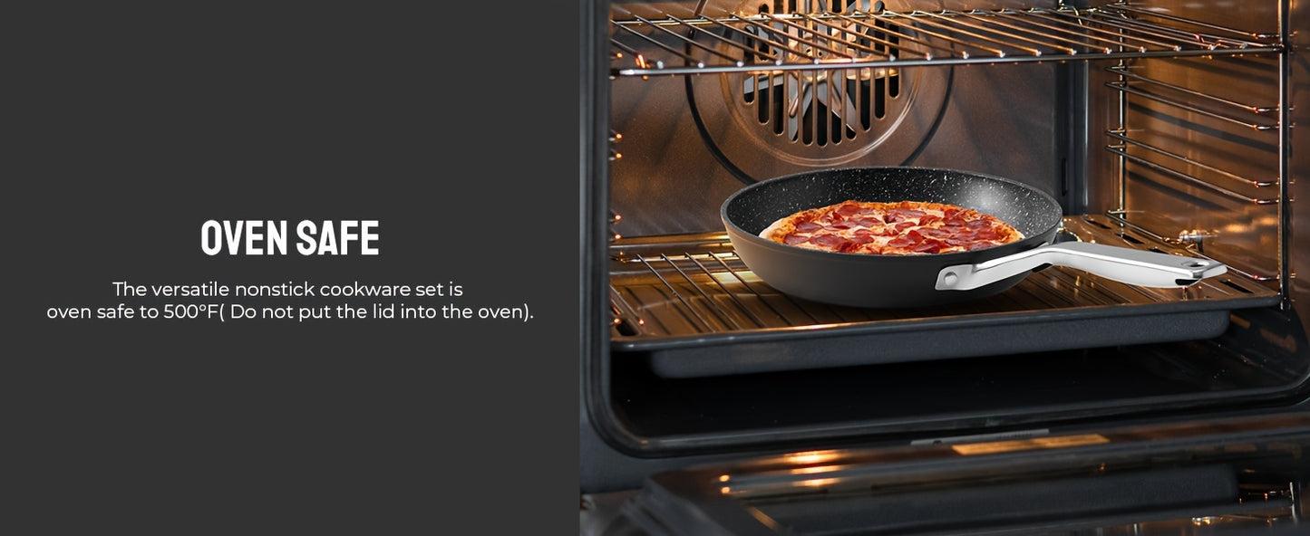 Induction Nonstick Cookware 10pc