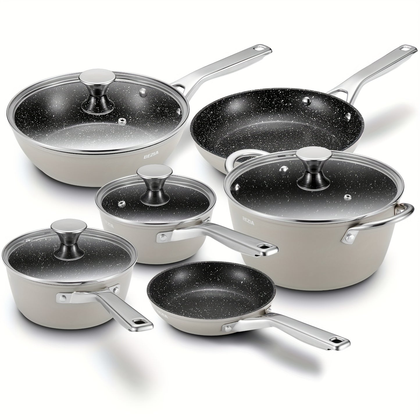 Induction Nonstick Cookware 10pc
