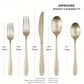 Gold Stainless Flatware 20pc