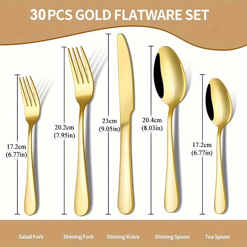 Gold Flatware Gift Box