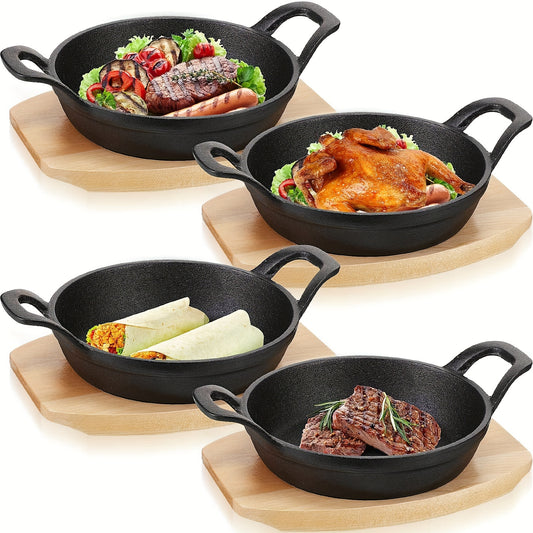 Mini Cast Iron Skillets 4pc
