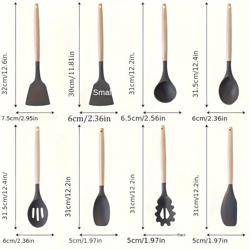 Silicone Utensil Set 12pc Alt