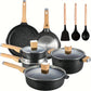 White Granite Cookware 13pc