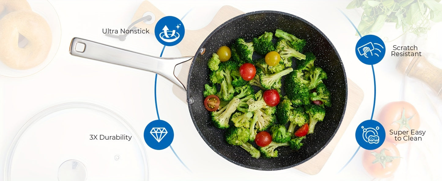 Induction Nonstick Cookware 10pc