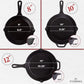 Pre-Seasoned Skillets 3pc