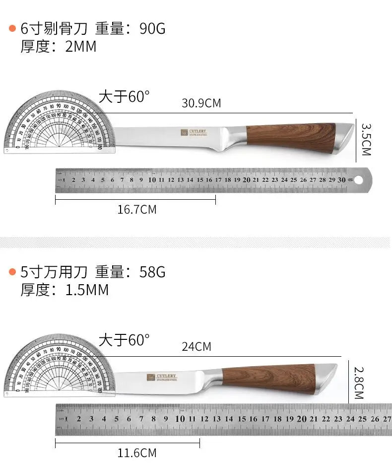 Stainless Knife Combo 4pc