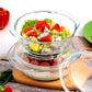 Tempered Glass Bowl With Lid