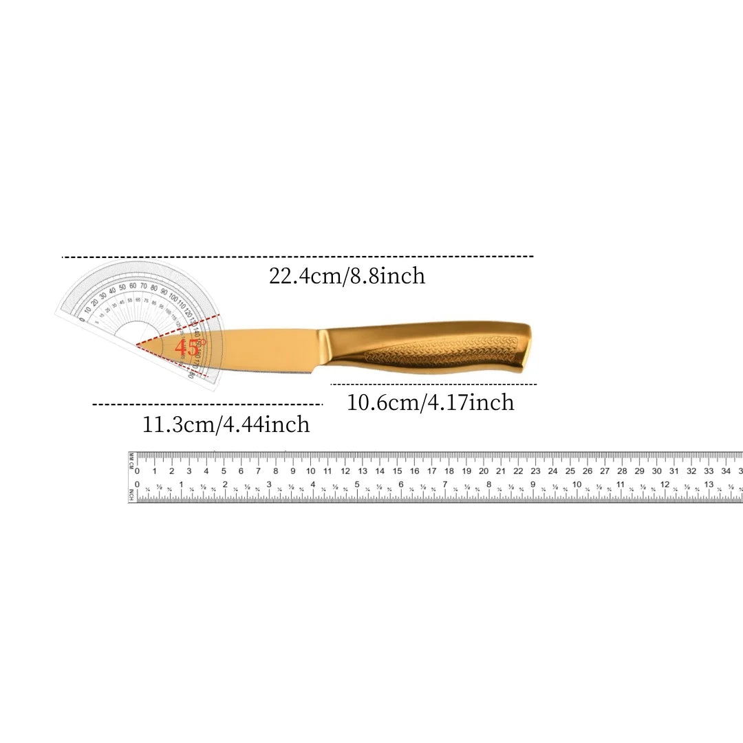 Stainless Kitchen Knife Set 6pc