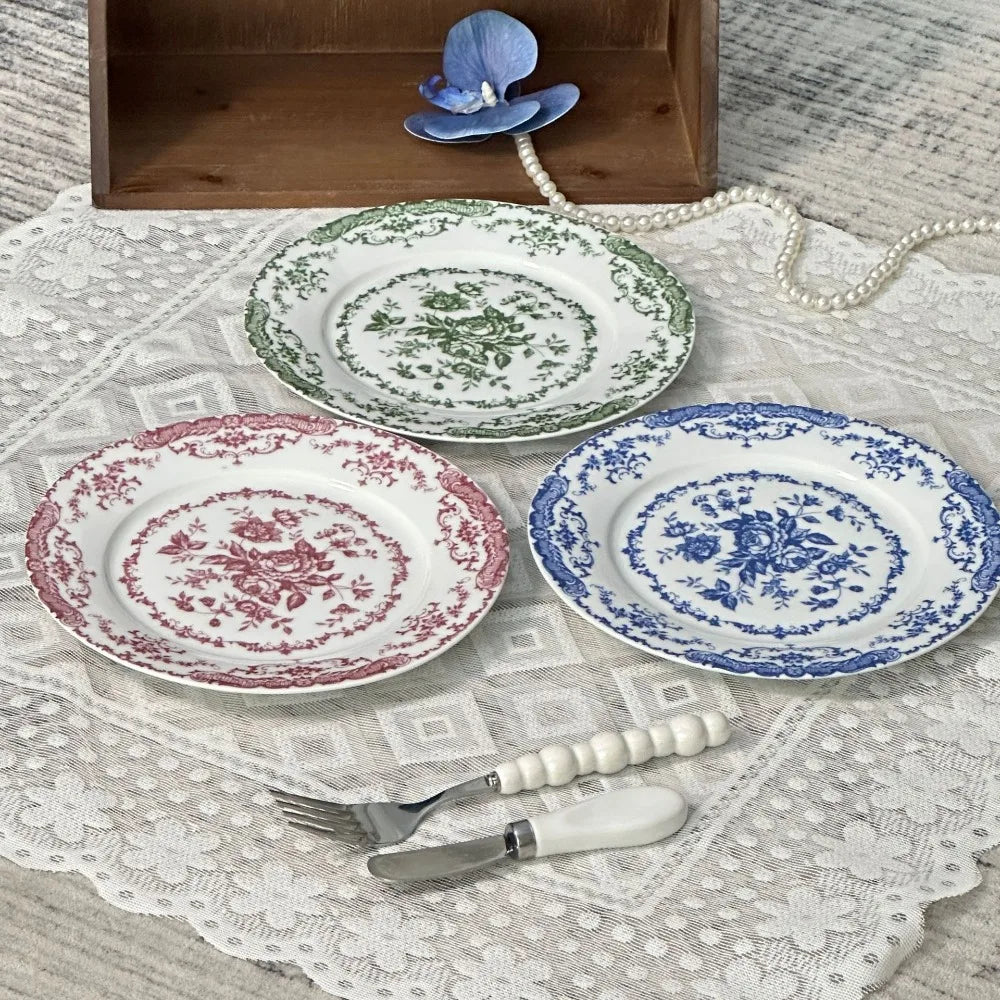 Nordic Flower Ceramic Plate