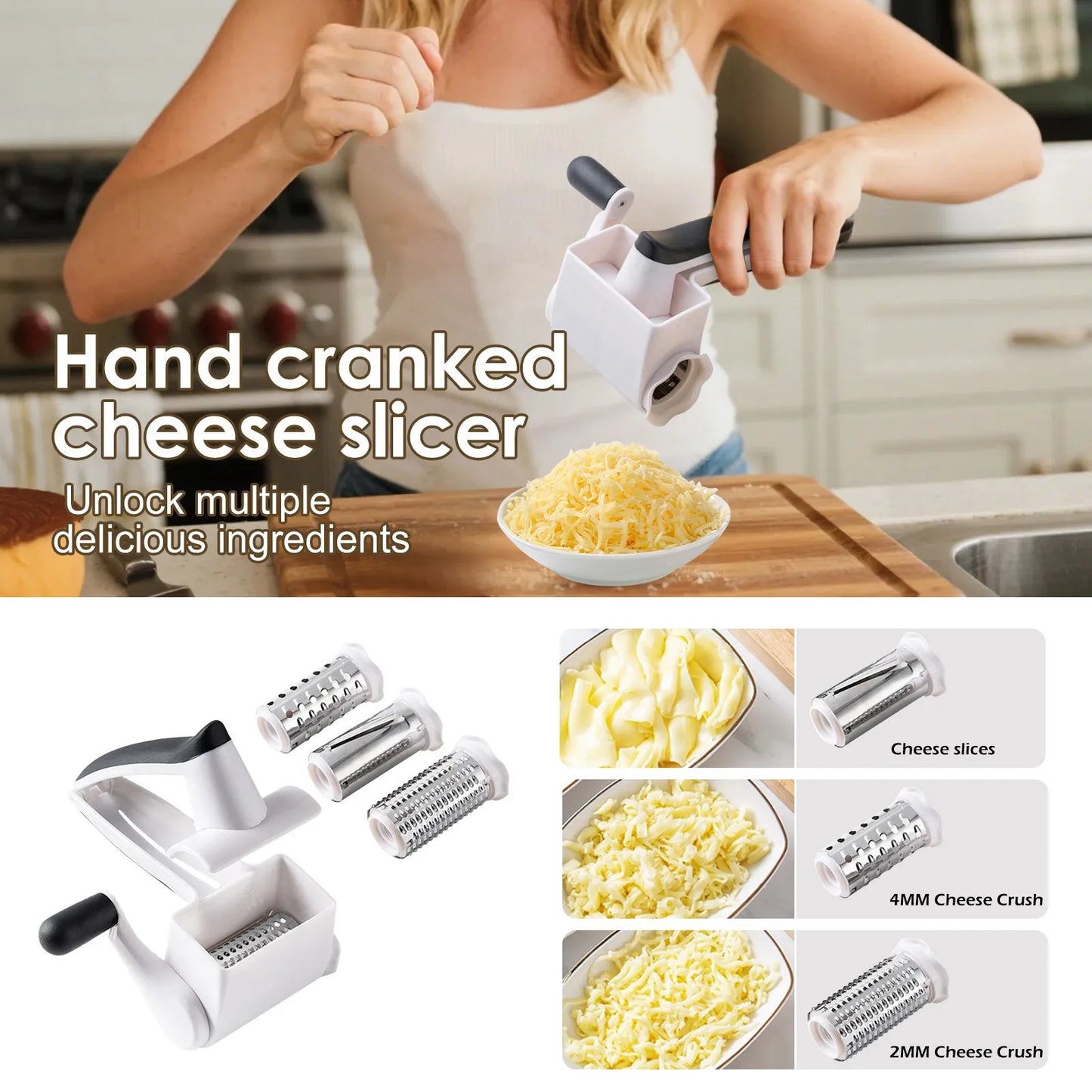 Portable Cheese Shredder Tool