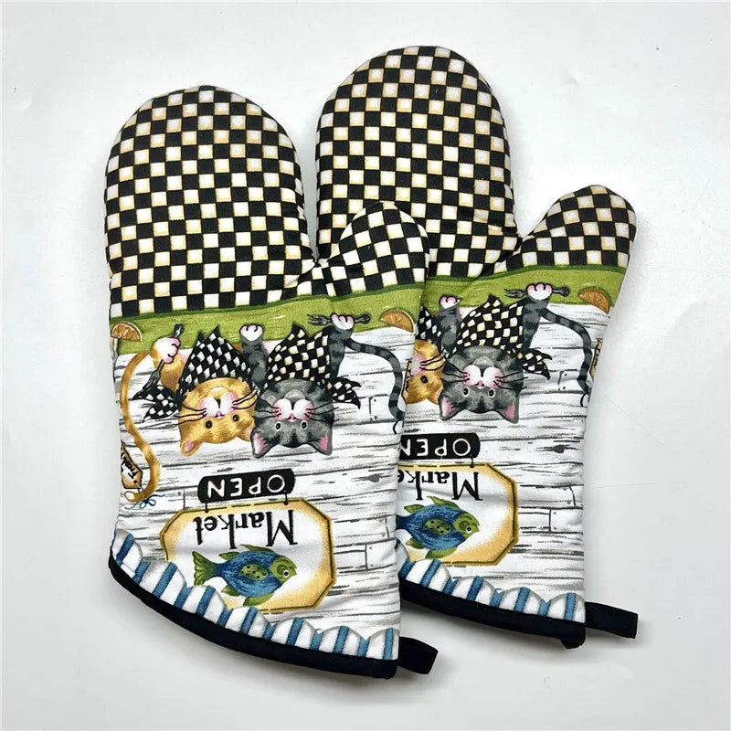 Polyester Oven Baking Gloves