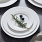 Pure White Porcelain Plate