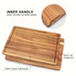 Acacia Checkerboard Cutting Board