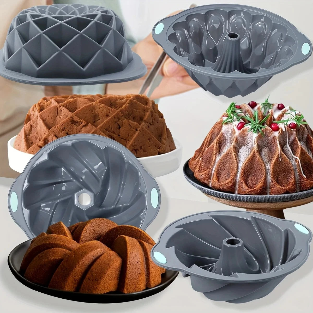 Mixed Silicone Bakeware Set